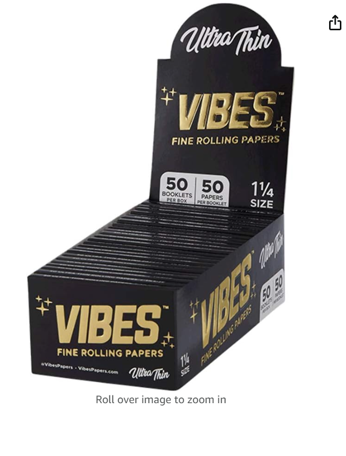 Photograph of product: Vibes - Natural Papers - 1 1/4