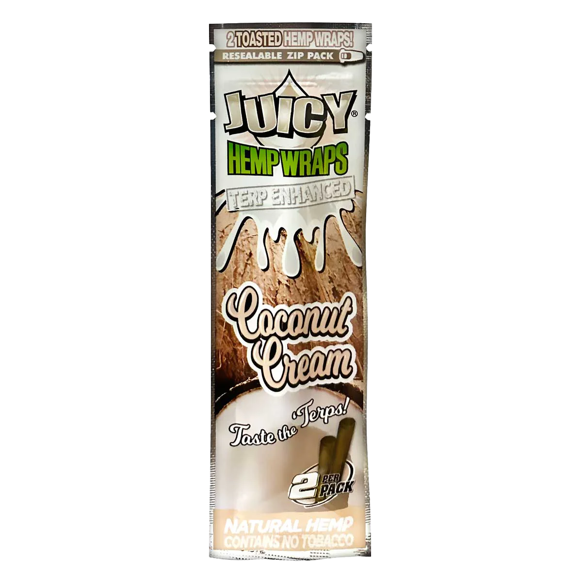 Photograph of product: Juicy Hemp Wraps | Coconut Cream