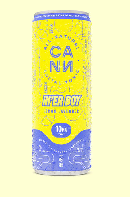 Photograph of product: Lemon Lavender | 4pk | 10mg Hi'er Boys - 