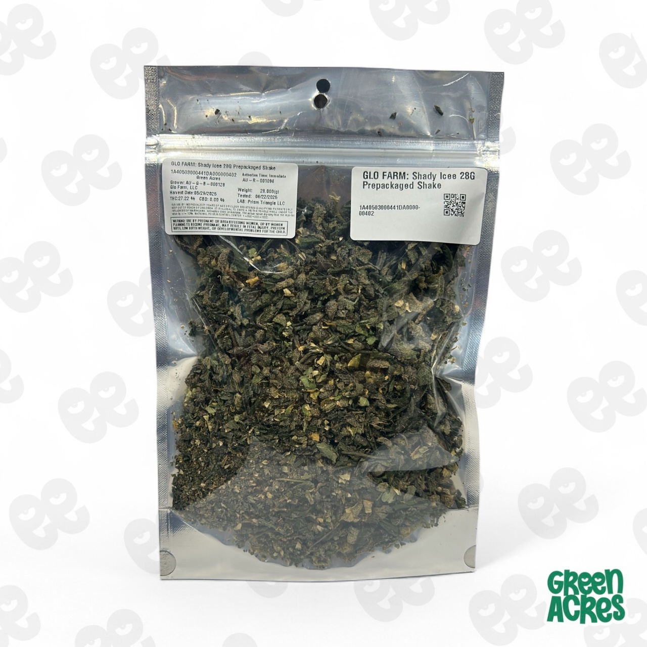 Photograph of product: GLO FARM: Shady Icee 28G Prepackaged Shake