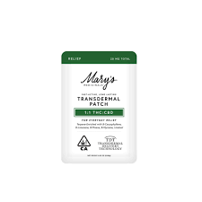 Photograph of product: Topical | Transdermal Patch | Relief | 10mgCBD:10mgTH-oui | Marys Medicinal