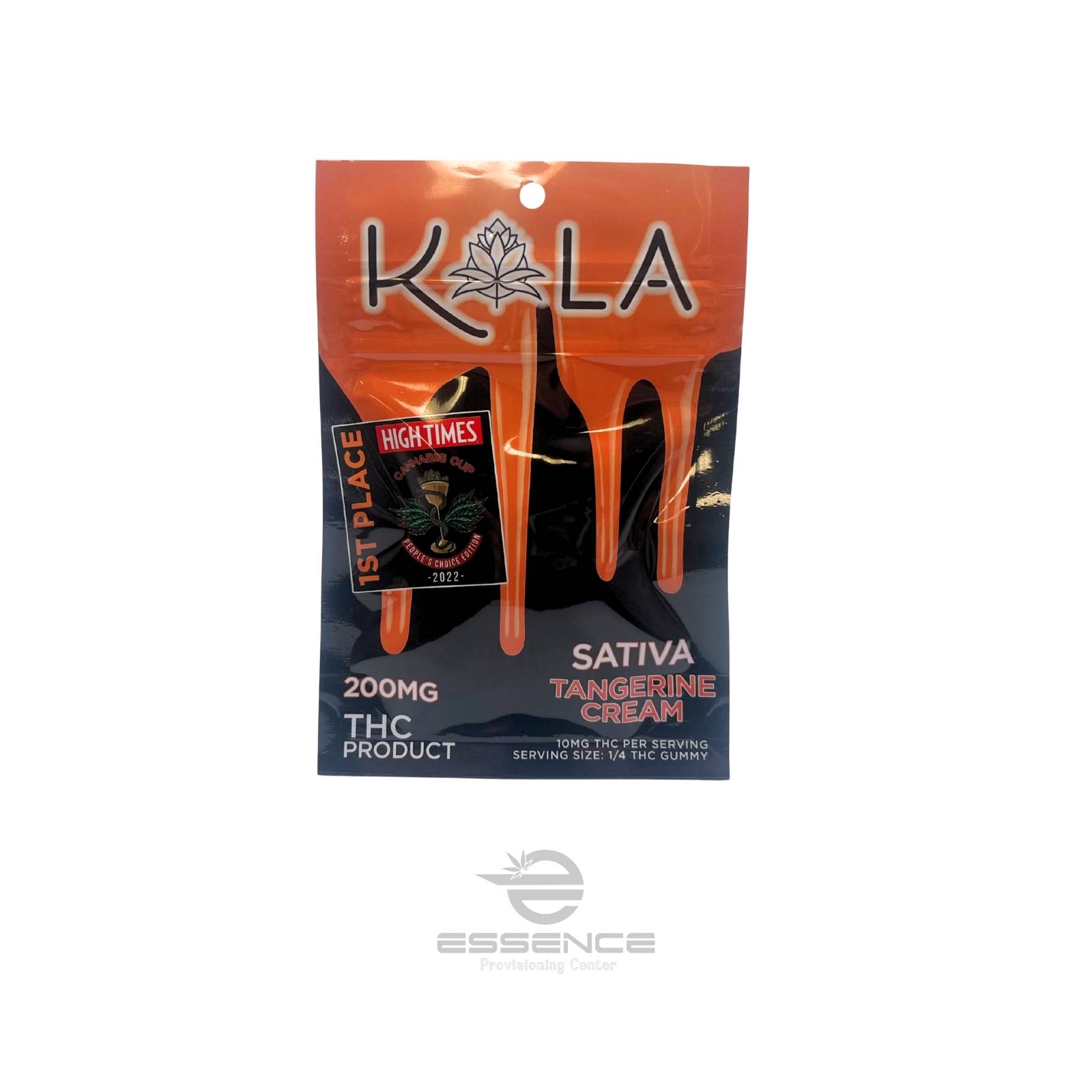 Photograph of product: Kola - Tangerine Cream Gummies - 200mg (Oui'd)