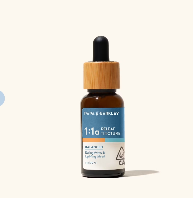Photograph of product: Papa & Barkley - 15mL Tincture - 1:1 CBD:TH-ouia