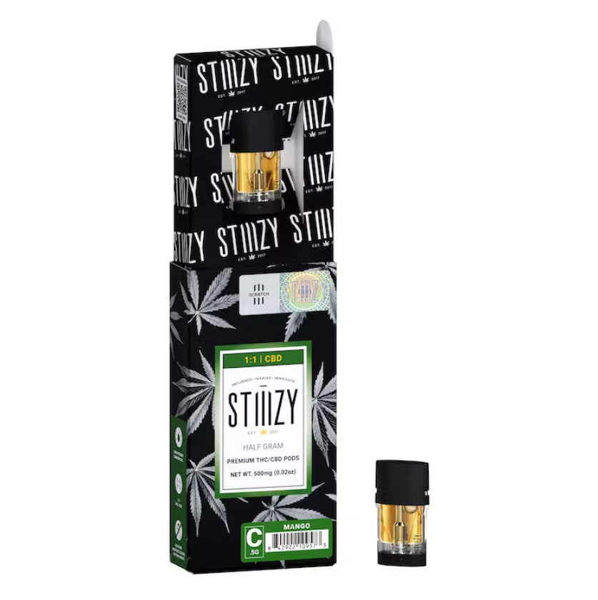 Photograph of product: MANGO CBD 0.5G - STIIIZY