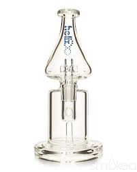 Photograph of product: GRAV | Helix Clear Straight Base w/ Fixed Downstem Water Pipe