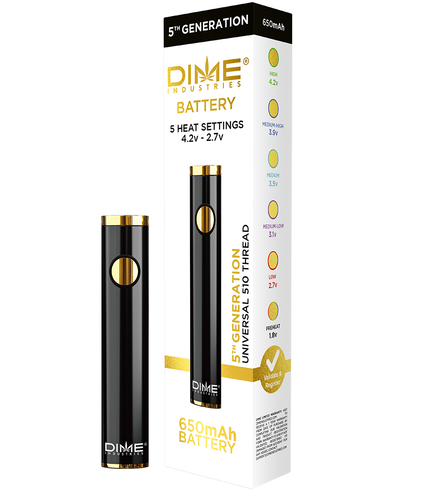 Photograph of product: DIME BLACK BATTERY V5.0