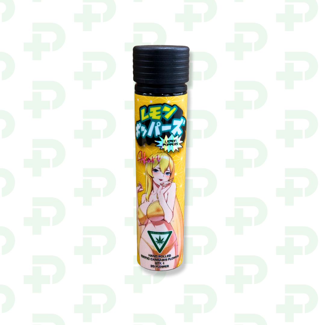 Photograph of product: Doja x Fear of Boof Hand Roll - Lemon Popperz