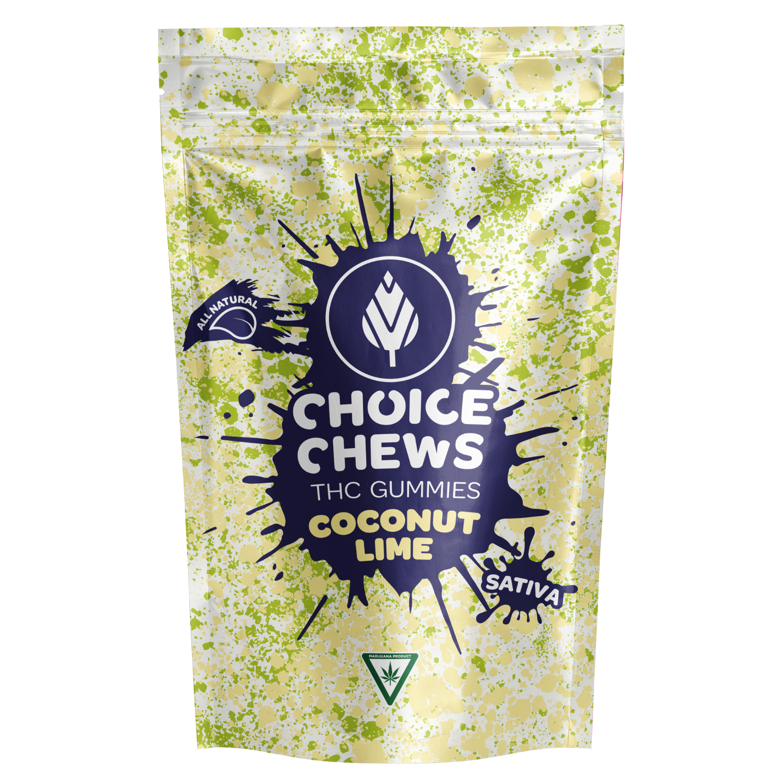 Photograph of product: Choice Chews | Coconut Lime | 200mg Gummies