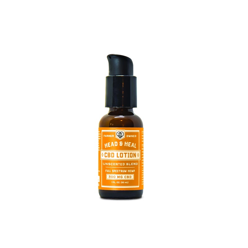 Photograph of product: Head & Heal | Unscented | CBD Lotion | 300mg