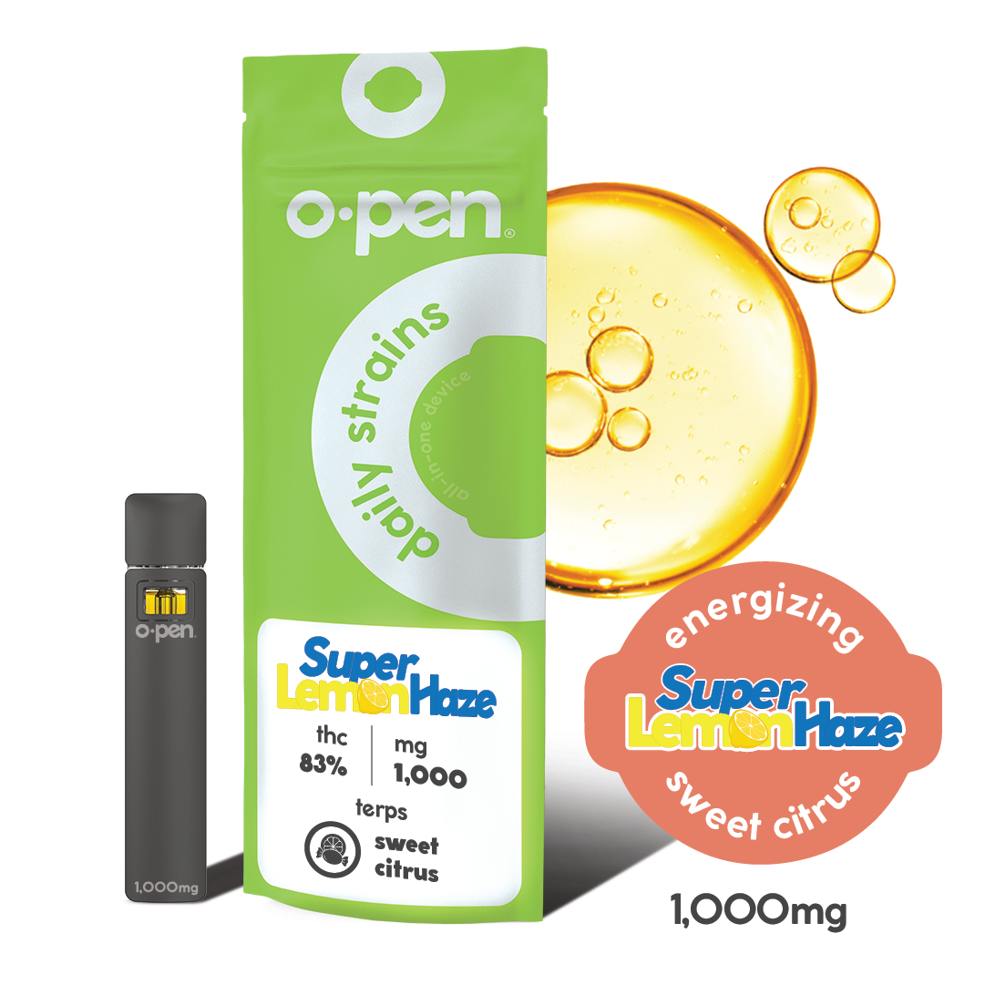 Photograph of product: O.Pen 1000mg Disposable(S)-Super Lemon Haze