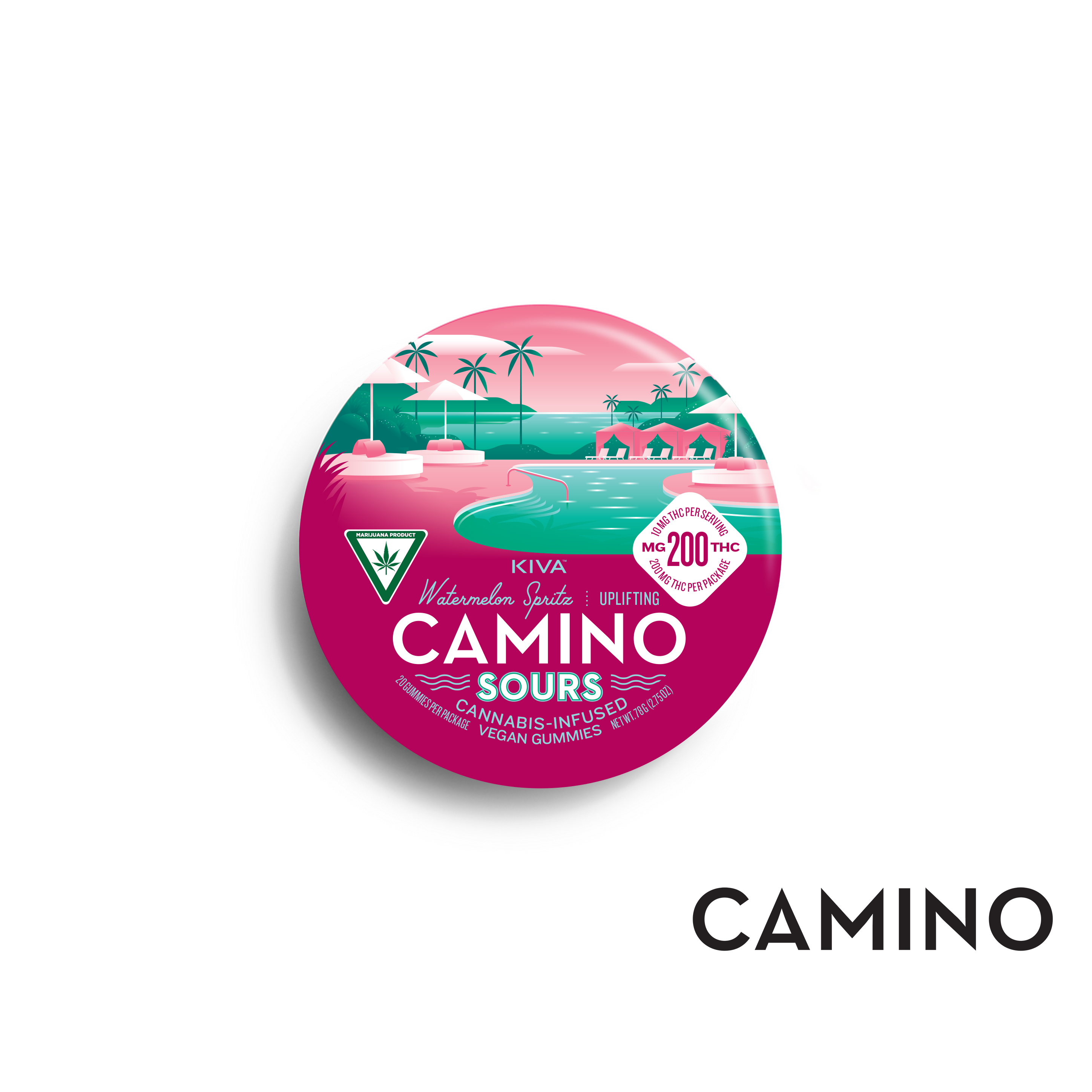 Photograph of product: Strawberry Sunset Gummies | 200mg