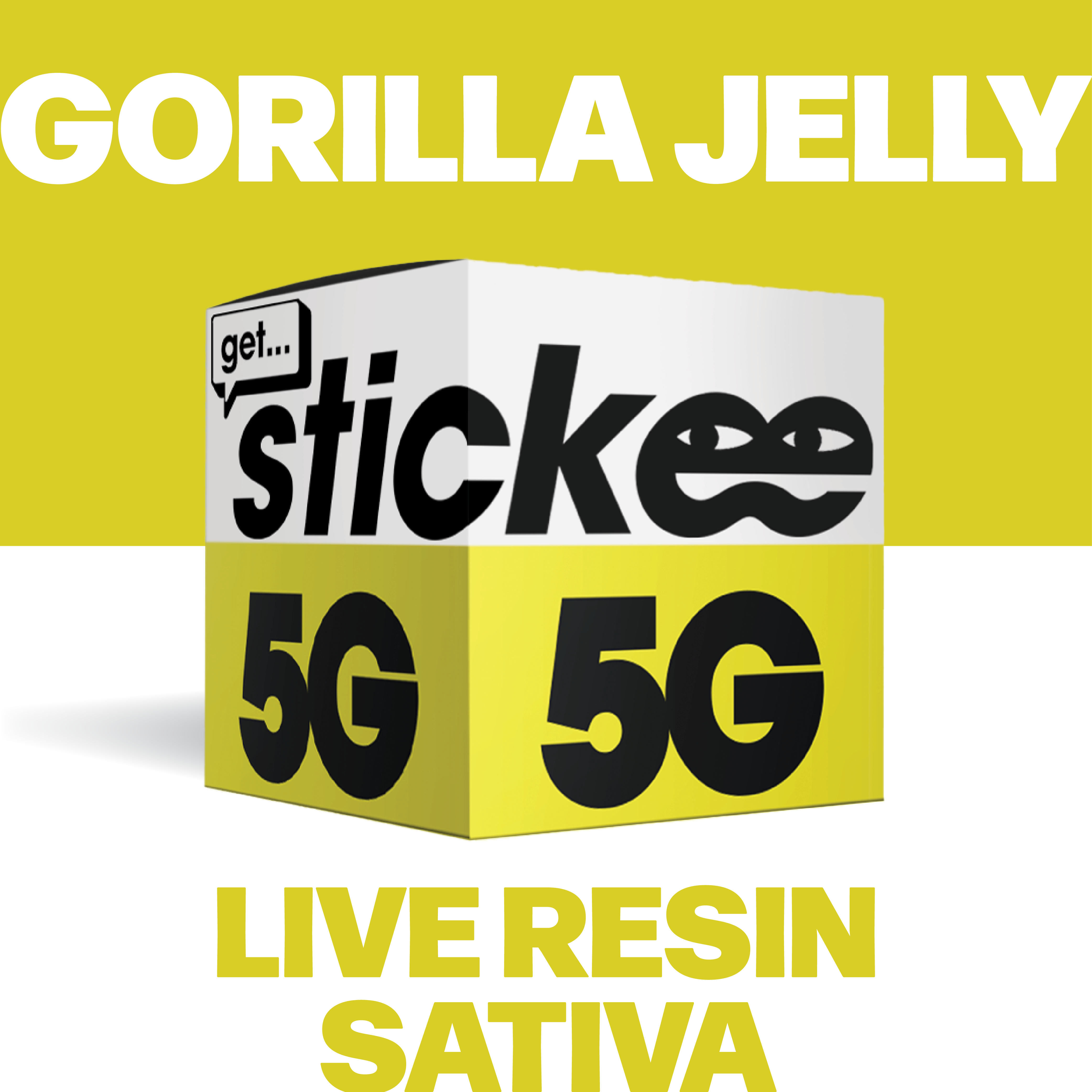 Photograph of product: STICKEE | Gorilla Jelly | 5G | Live Resin Concentrate