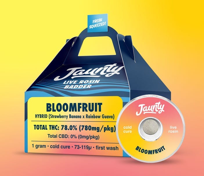 Photograph of Product: Jaunty | Bloomfruit | Live Rosin Badder