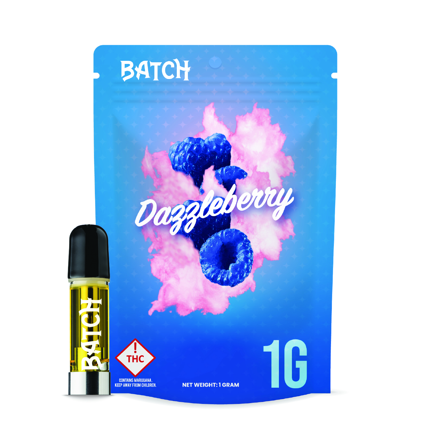 Photograph of Product: Batch | Cartridges | Flavors Dazzleberry | 1 g