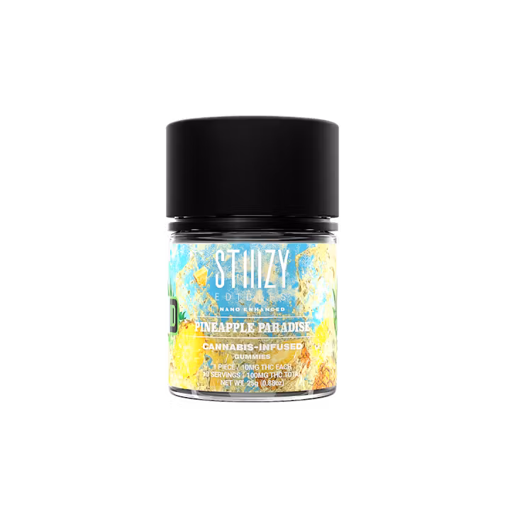 Photograph of product: Pineapple Paradise Gummies (100mg)