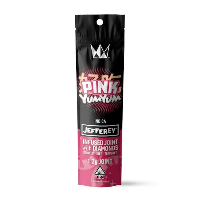 Photograph of product: Pink Yum Yum - 1.2G Jefferey Infused Joint - 