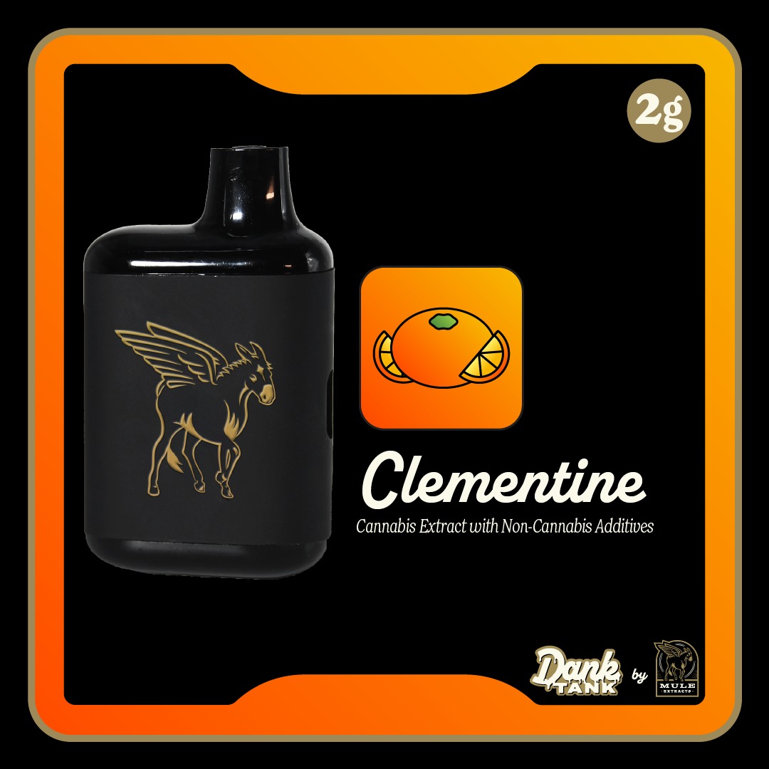 Photograph of product: Dank Tank - Clementine - AIO - 2g