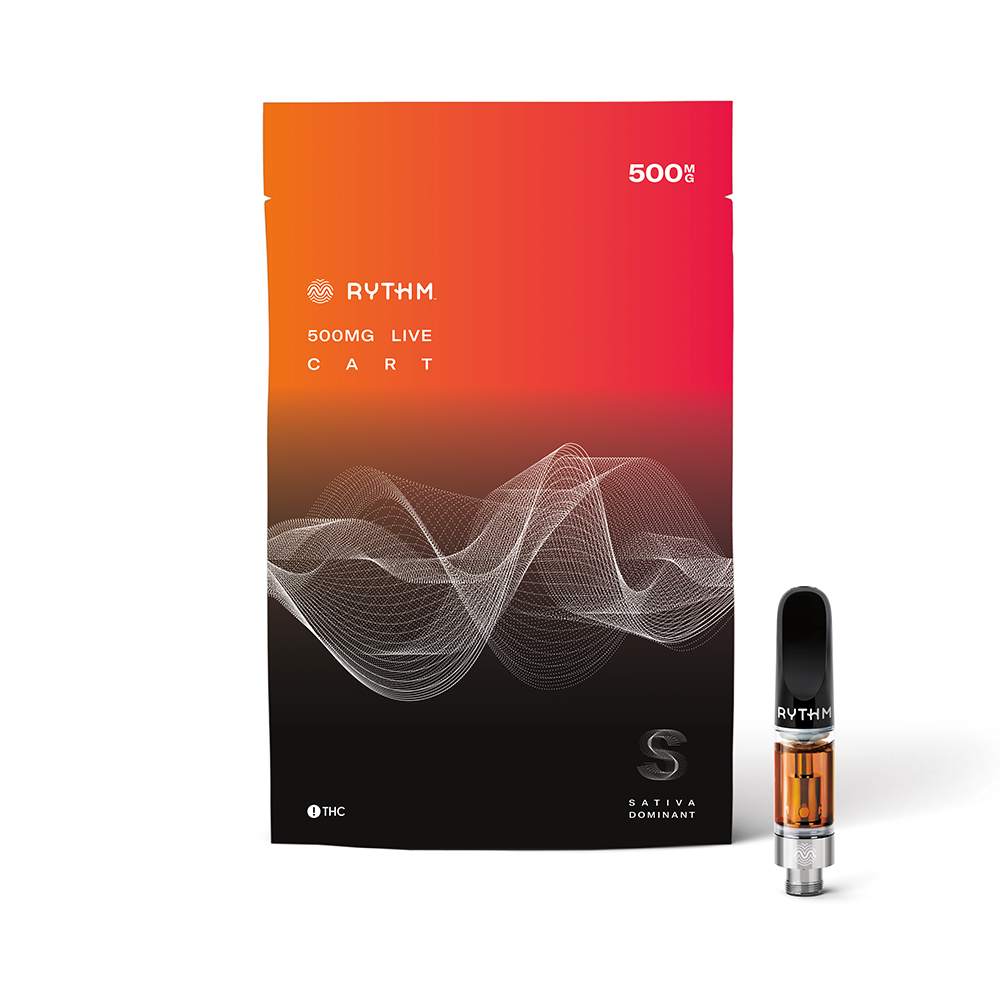 Photograph of product: Funky Orange .5g Cartridge (Live Resin) Rythm (Oui'd Dominant)