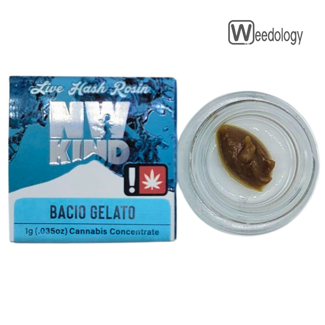 Photograph of product: NW KIND 1g BACIO GELATO Live Rosin