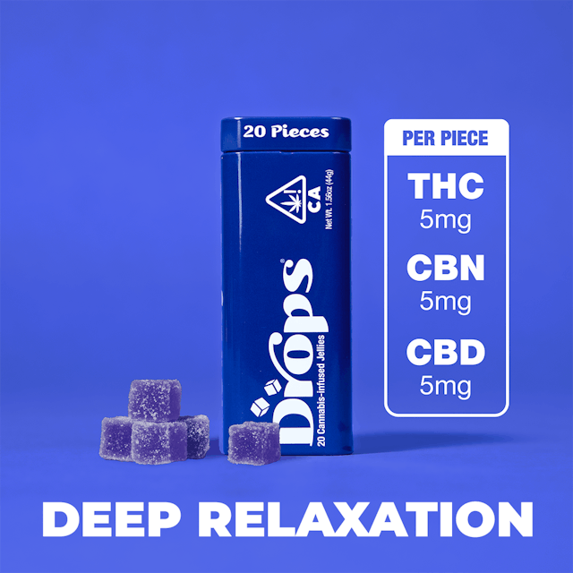 Photograph of product: Black Currant (Deep Relaxation) 100mg TH-oui : 100mg CBD : 100mg CBN - 20pc - 300mg - 