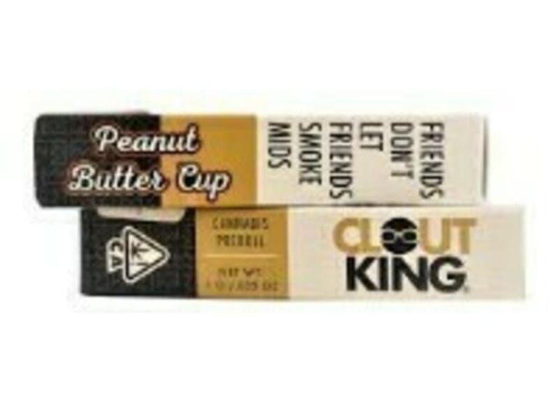 Photograph of product: Clout King | Peanut Butter Cup (I-D) Pre-Roll