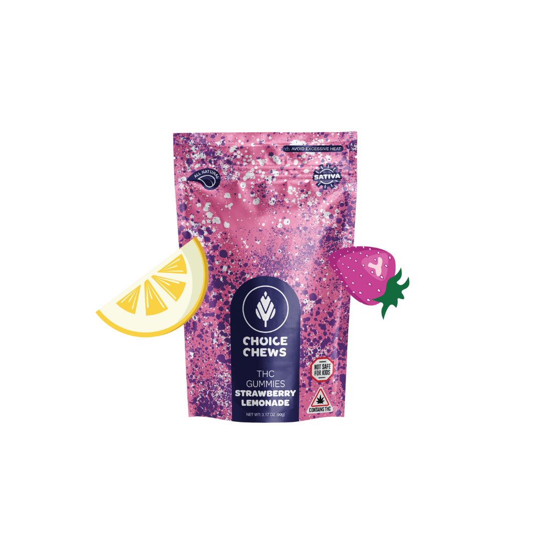 Photograph of product: Strawberry Lemonade | Gummy | 100mg | 20pk