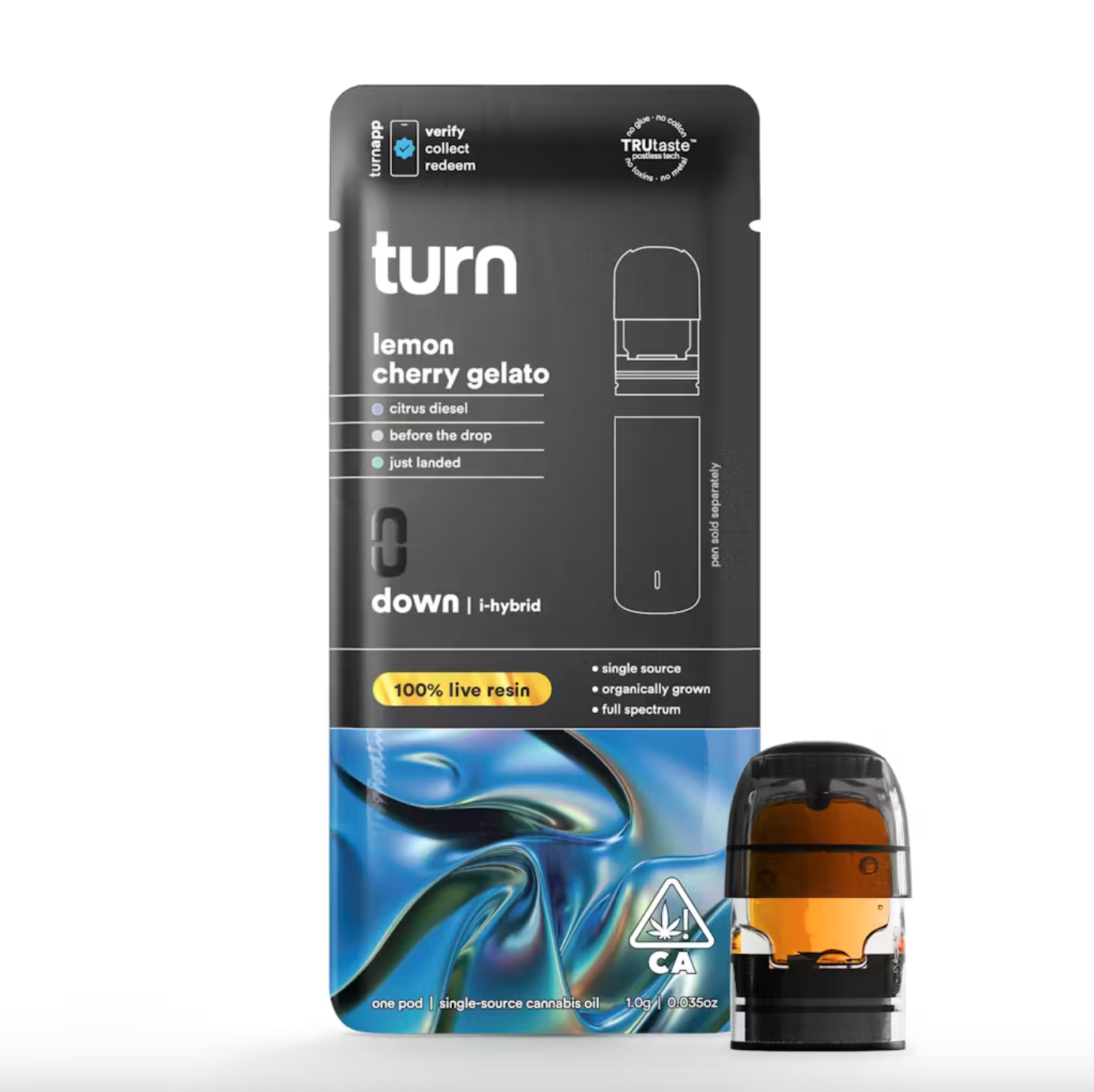 Photograph of product: LEMON CHERRY GELATO LIVE RESIN