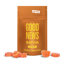 Photograph of product: Mango | 10mg Live Resin Troches | 10pk