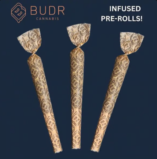 Photograph of product: Purple Jelly Dough | 3pk Infused Pre-roll | 0.6g each | 4979