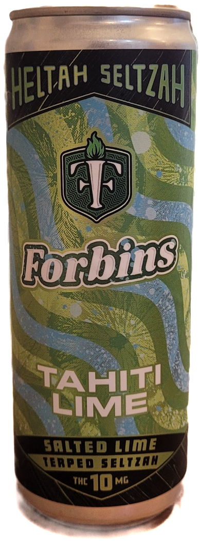 Photograph of product: Tahiti Lime Seltzer | 10mg TH-oui | Taunik x Forbins