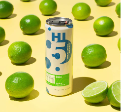 Photograph of product: Hi5 Seltzer Lime - 4pk