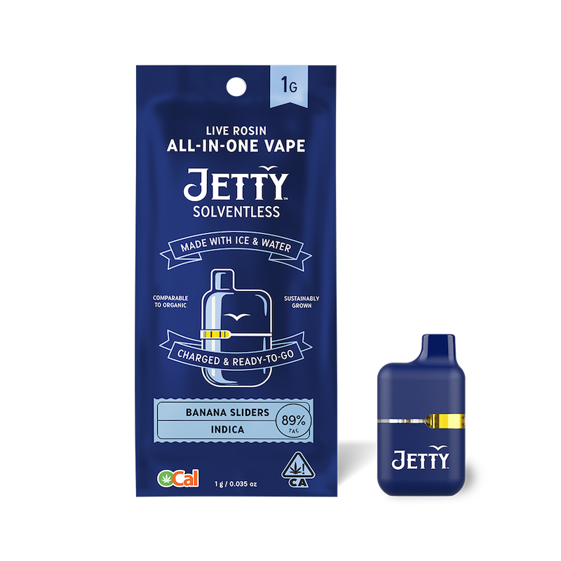Photograph of product: AIO (Mini Tank) - Banana N Limez (OCAL Solventless) - 1g (I) - Jetty