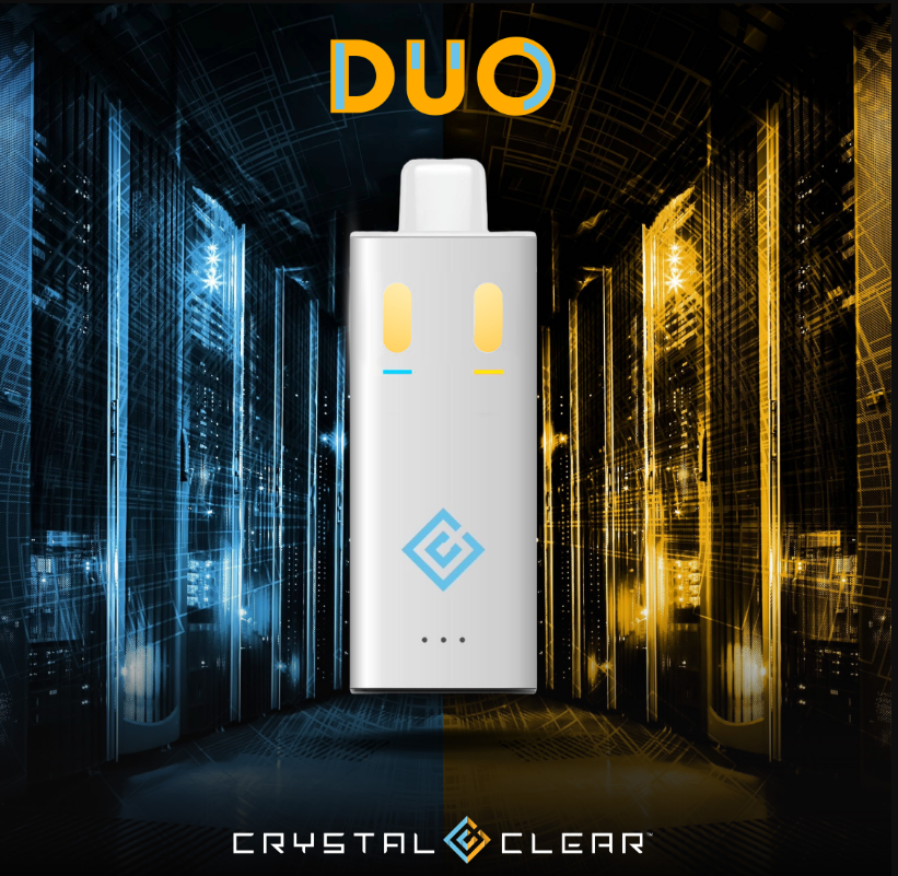 Photograph of product: Duo Vape Disposable | Crystal Clear | Pink Cookies/ATF | 2g