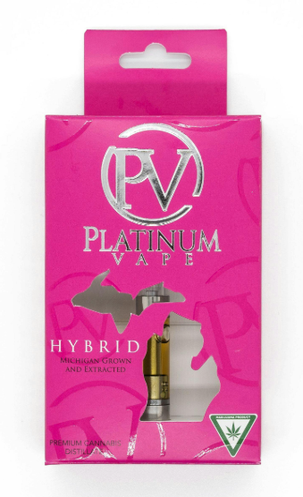 Photograph of product: Platinum Vape | TT Sprinkles Hybrid Cart