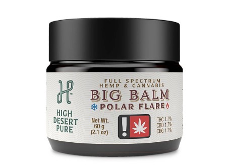 Photograph of product: Big Balm Polar Flare | 1.1.1 (TH-oui:CBD:CBG)