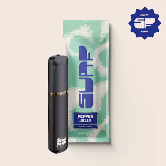 Photograph of product: Surf | Pepper Jelly Live Resin Disposable