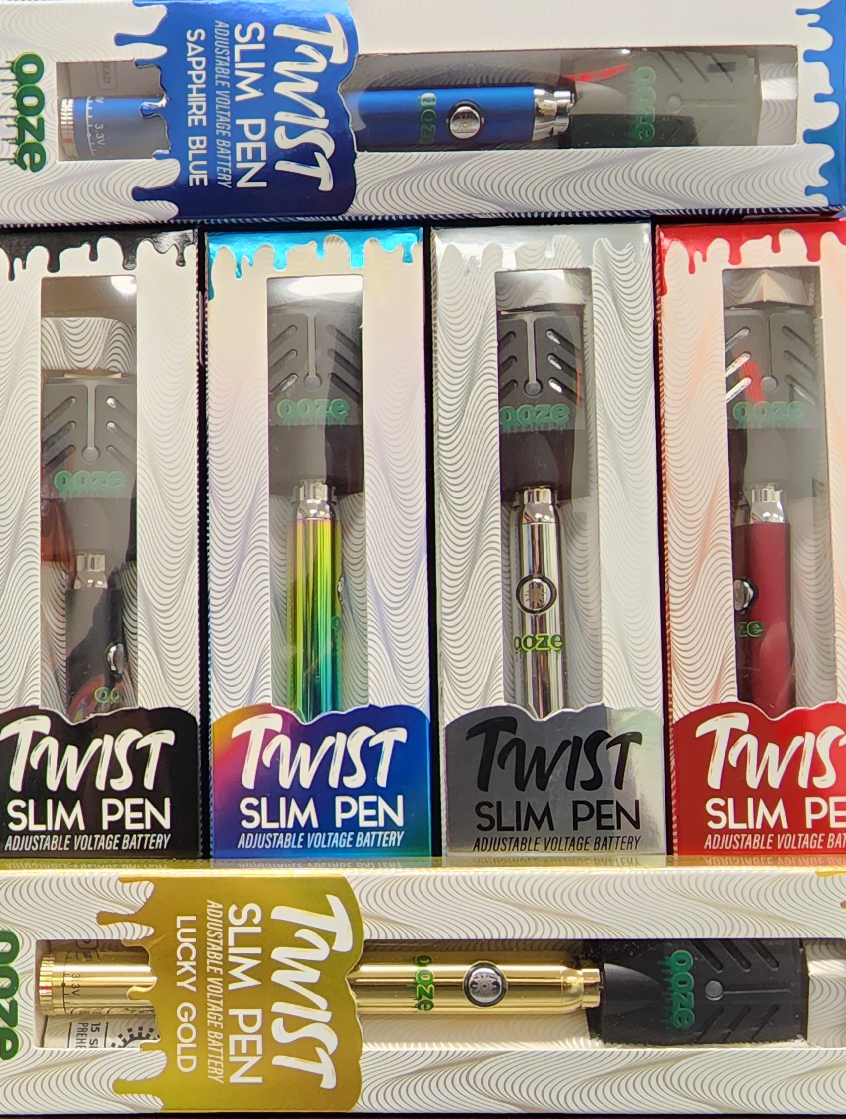 Photograph of product: Ooze   Slim Pen Twist Battery   W/Usb Smart Charger   Various Colors