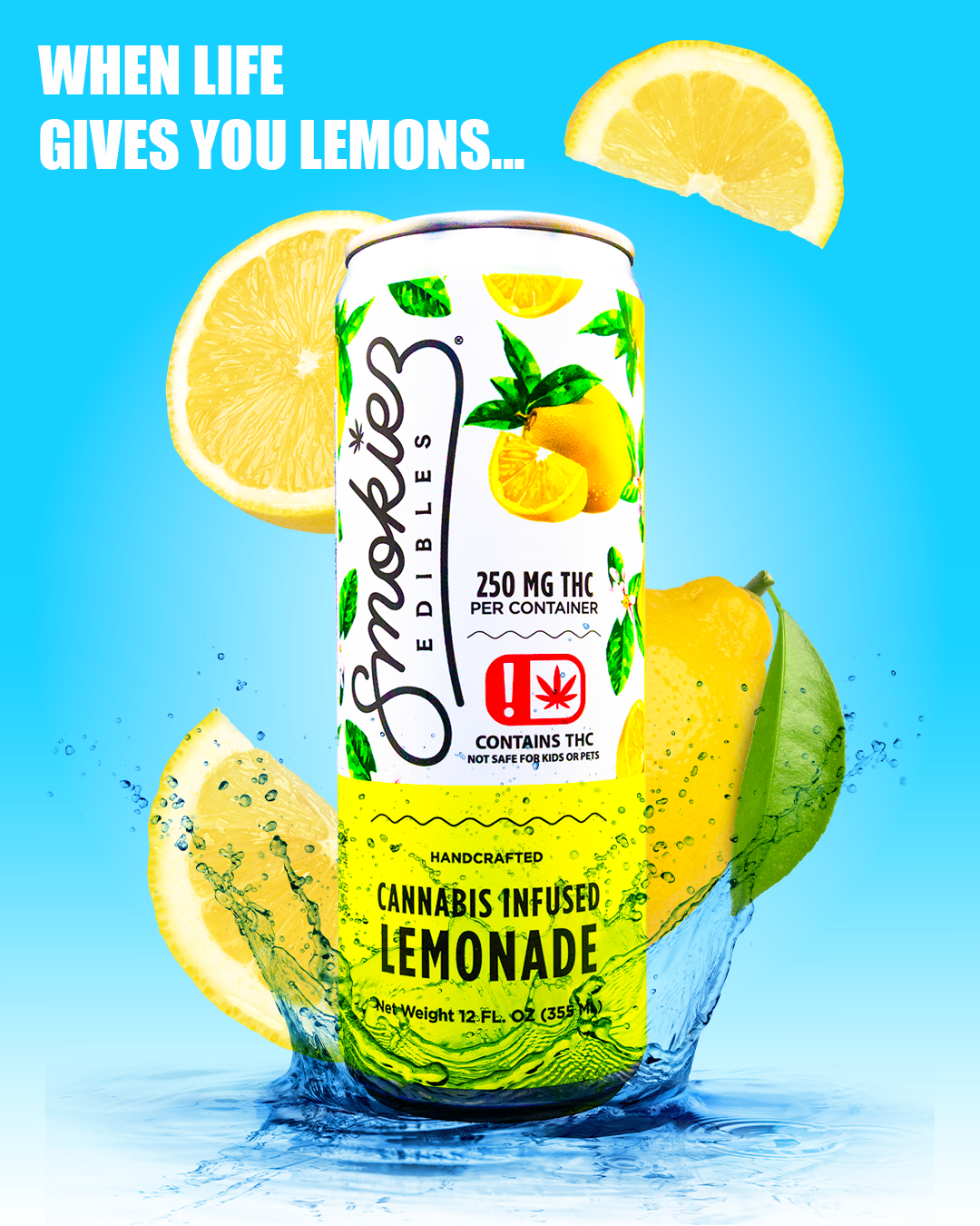 Photograph of product: Lemonade - 250mg Smokiez Lemonade