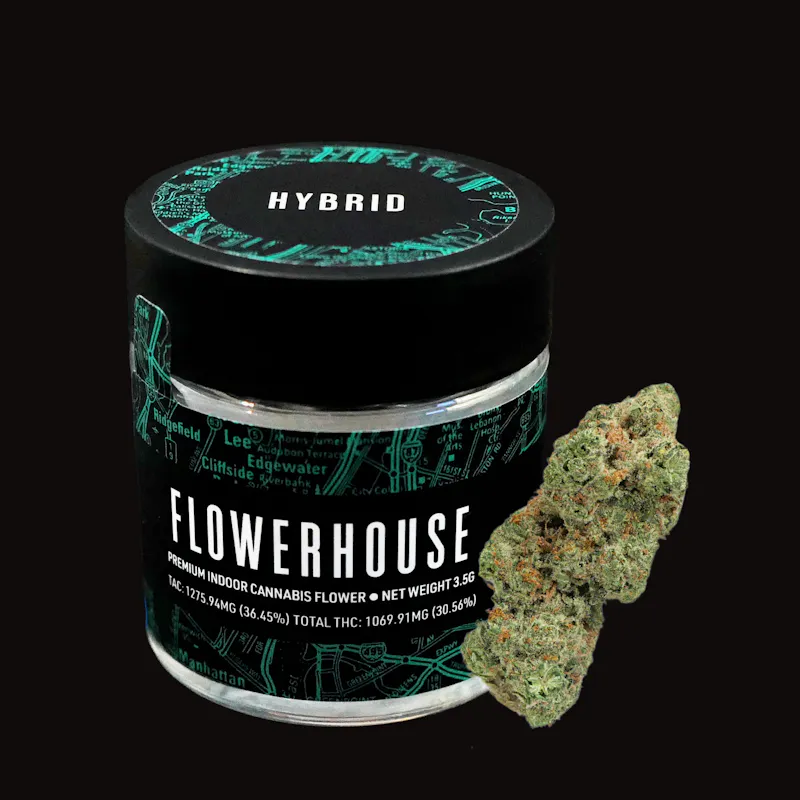 Photograph of product: FlowerHouse | Happy Hour | 3.5g (Premium Indoor)