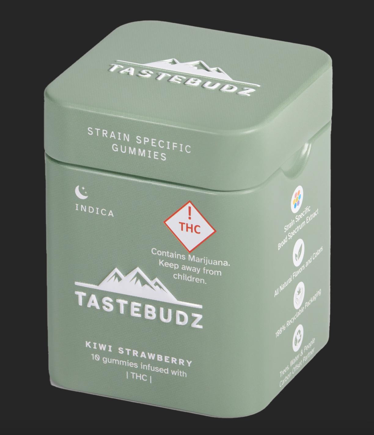 Photograph of product: Taste Budz Rosin Gummies- Frankenberry (Kiwi Strawberry)