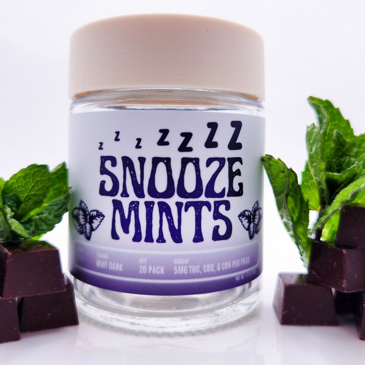Photograph of product: Snoozemints Chocolates