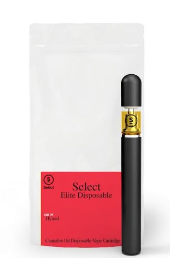 Photograph of product: Select Elite All In One .3g LA Kush C (H) 00923 (0.3g Disp)