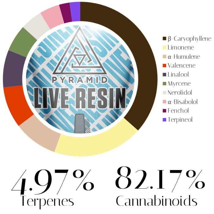 Photograph of product: Rainbow Guava Live Resin by Pyramid Extracts | Vape | 1.0g