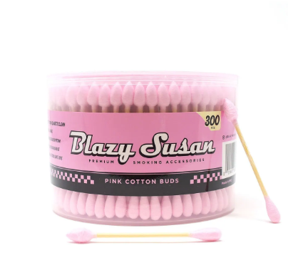 Photograph of product: BLAZY SUSAN - COTTON BUDS 300 PACK - PINK