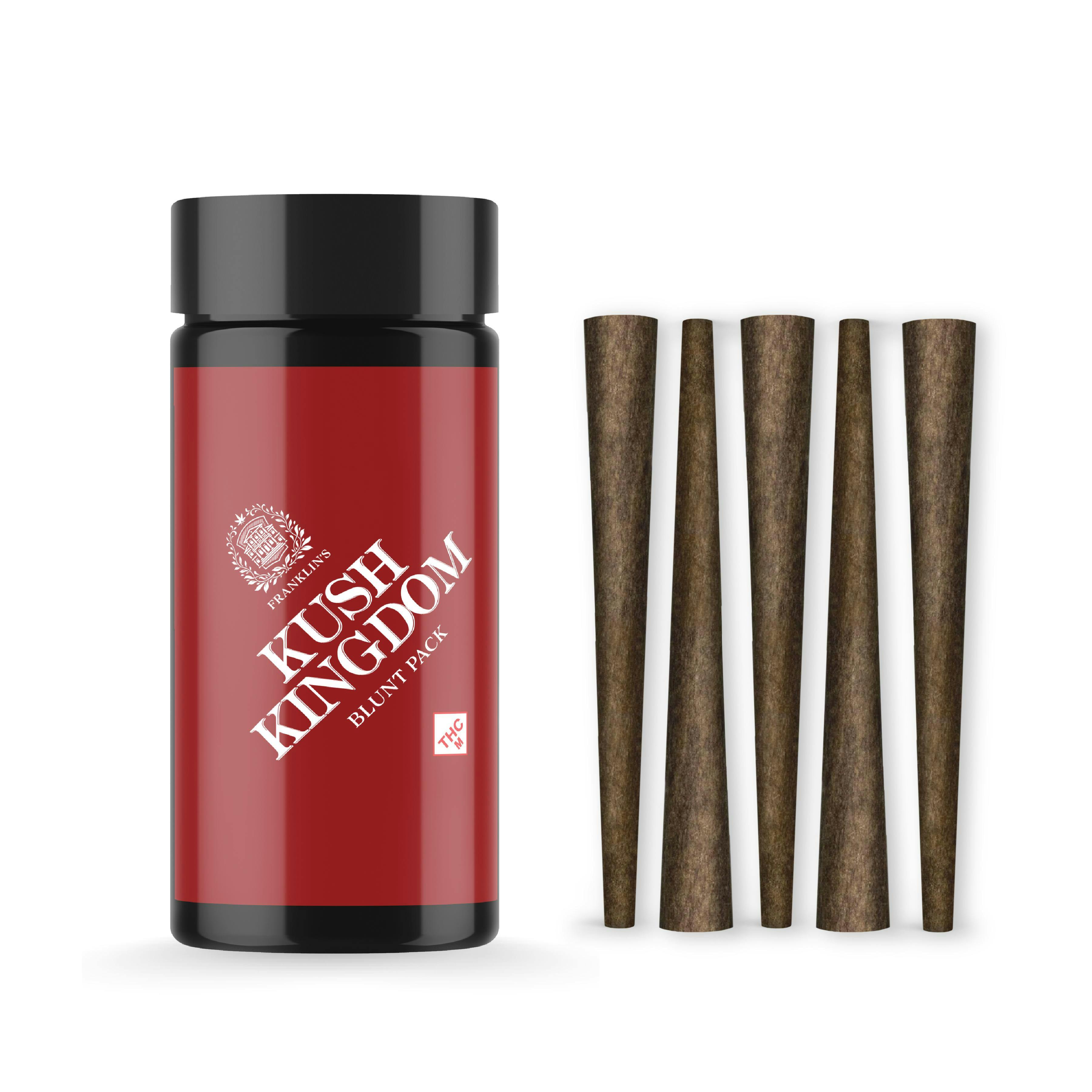 Photograph of product: Franklin's Kush Kingdom 5pk .75g Blunts (3.75g)