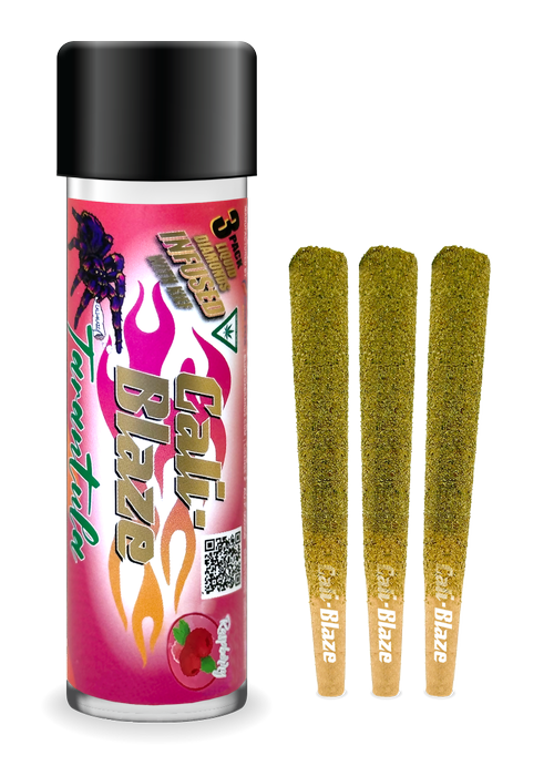 Photograph of product: Raspberry 3pk - Liquid Diamond Infused Tarantula - 3g