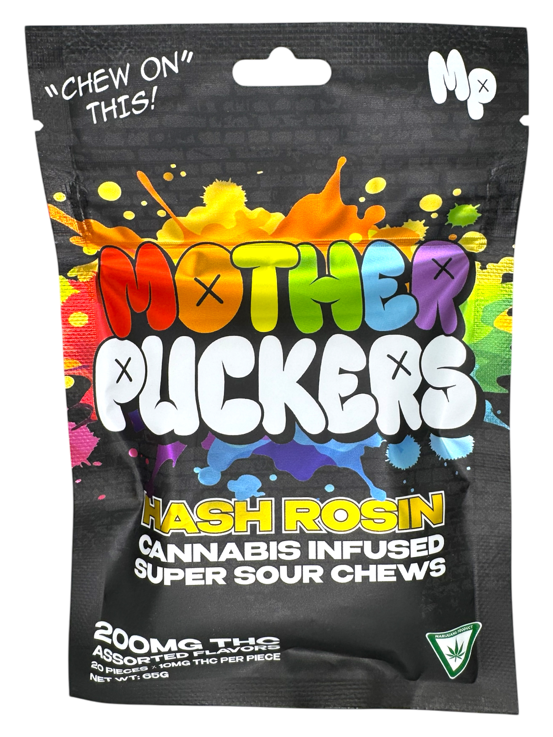 Photograph of product: 200mg Rosin Infused Assorted Flavor Gummies