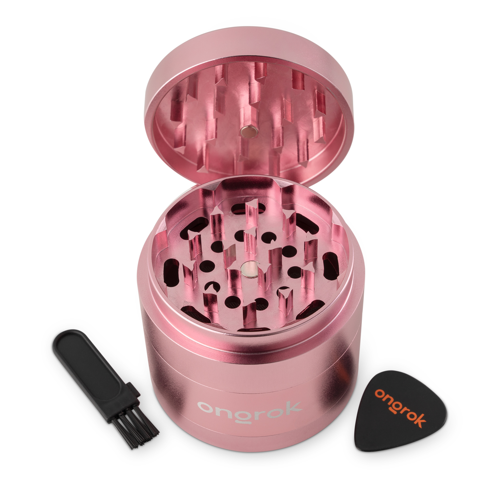 Photograph of product: 4pc EZ Open Grinder | Rose Gold