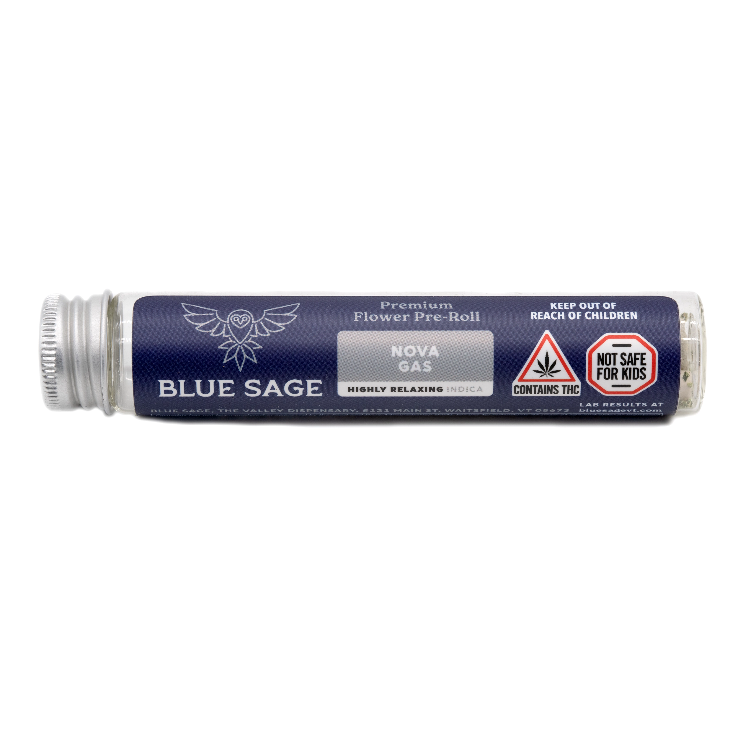 Photograph of product: Nova Gas .5g Pre-rolls 2pk