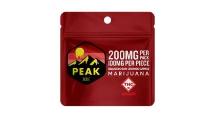 Photograph of product: Cherry Lemonade Peak Gummies 2pk